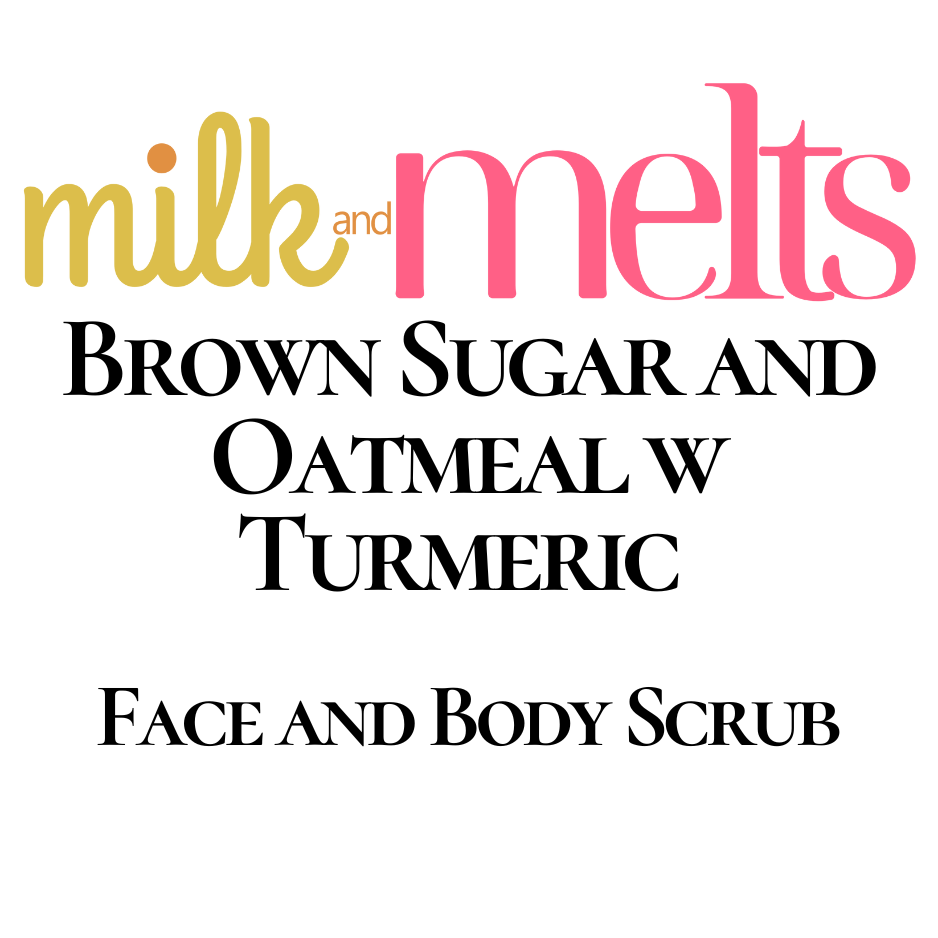 Brown Sugar and Oatmeal w Turmeric Body Scrub