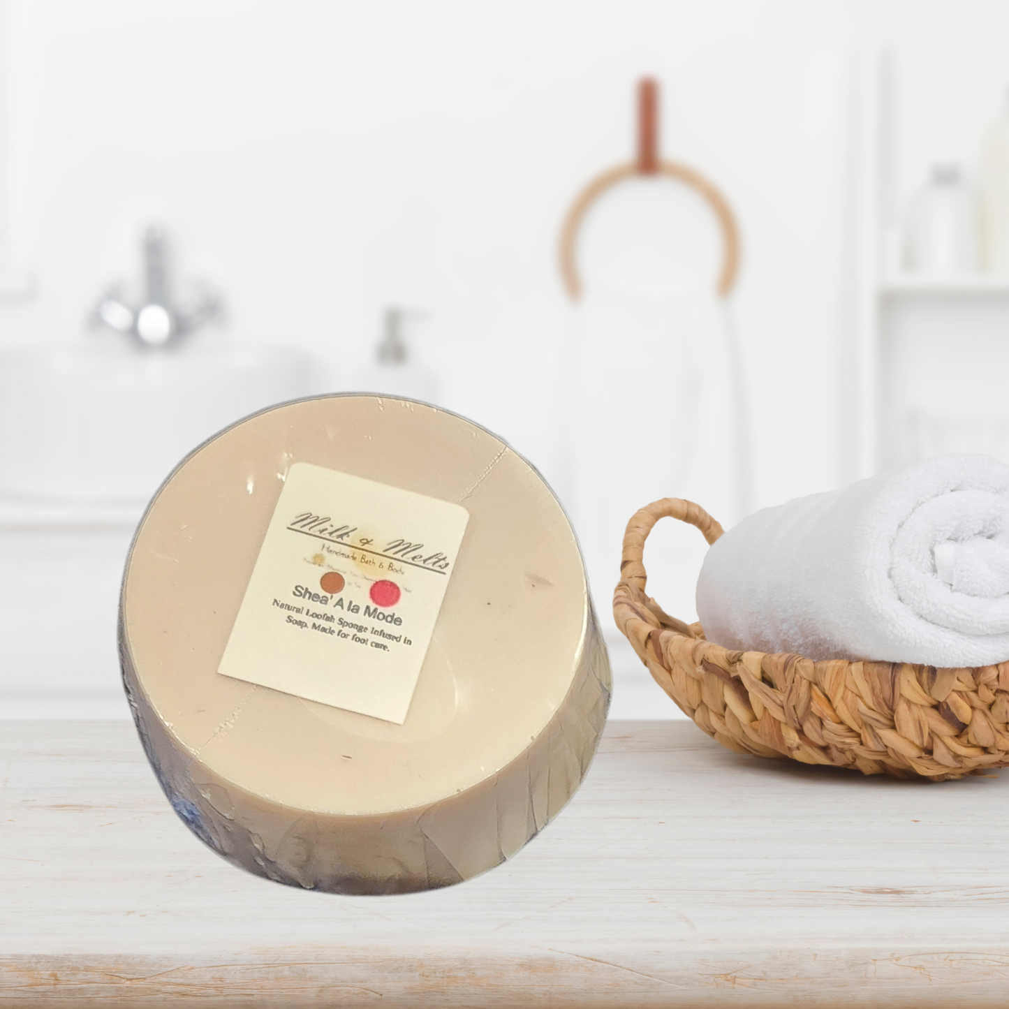 Shea A la Mode Loofah Foot Scrub