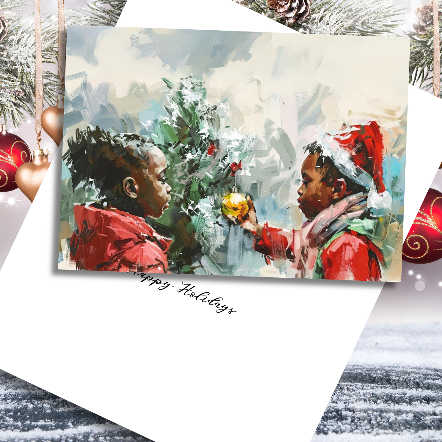 Season's Giving Greeting Card