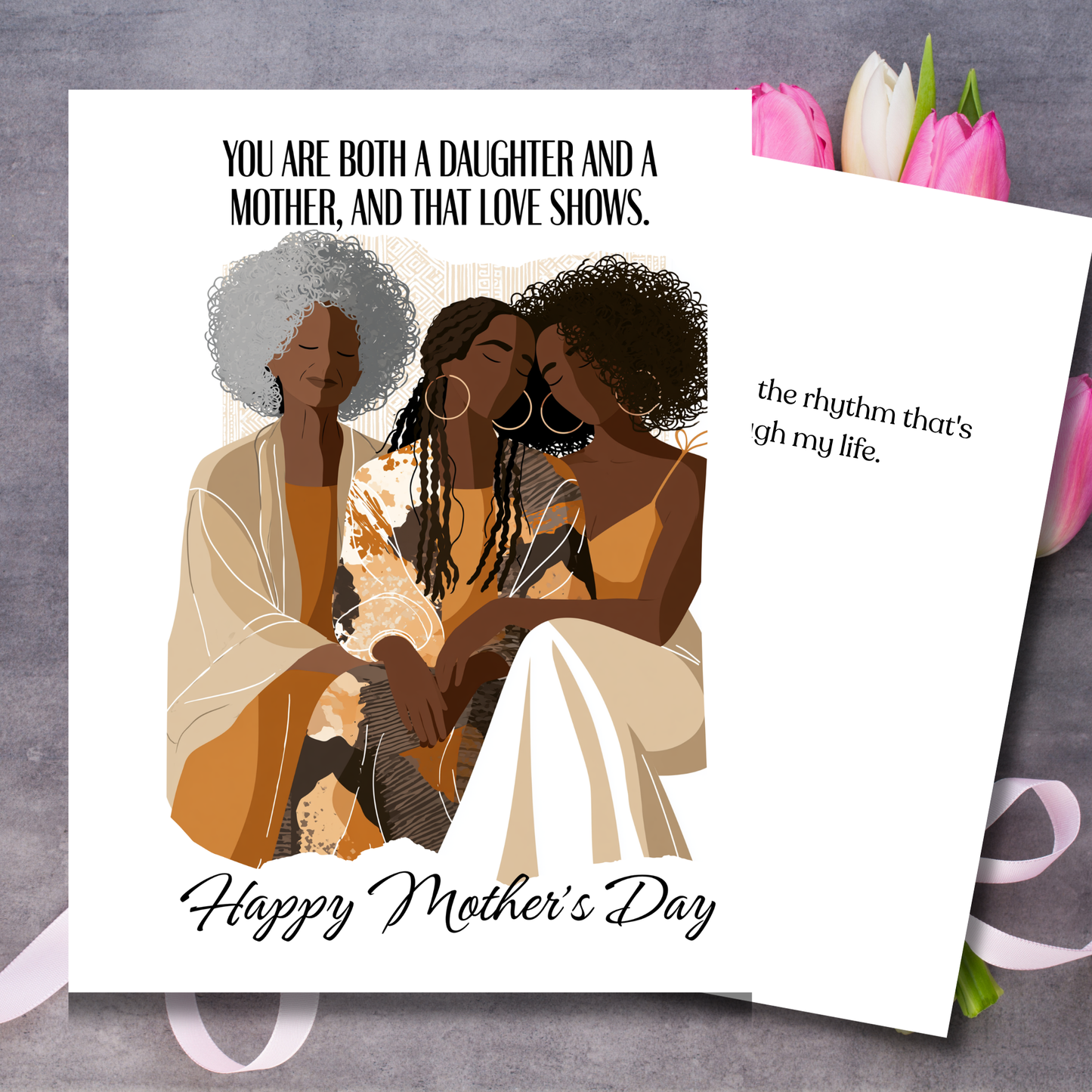 African American Mothers Day Card