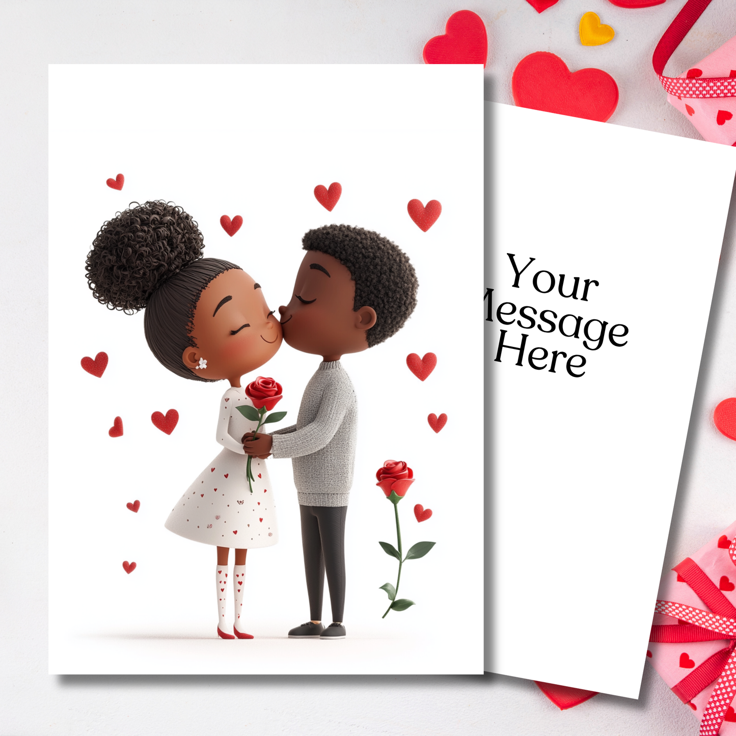 Smooches Valentines Day Card