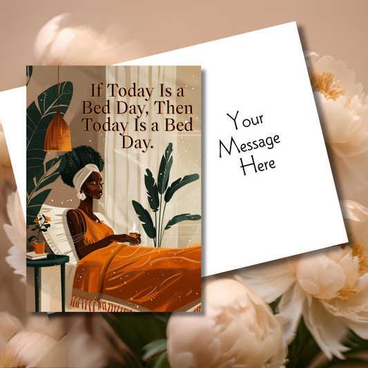Stay in Bed and Rest Card
