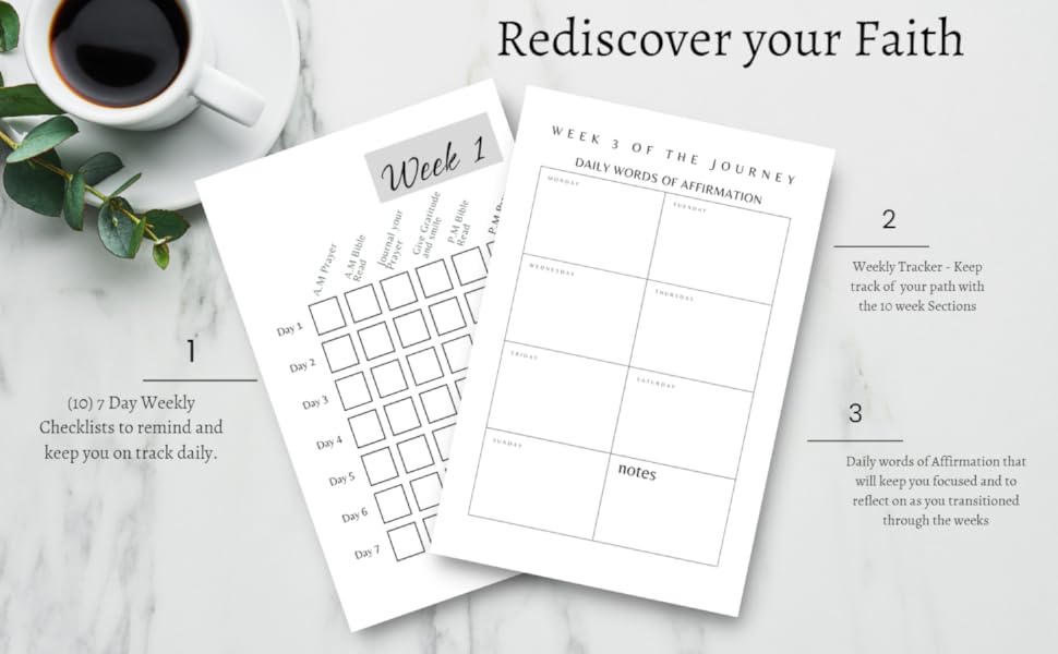 My Devotion to Christ Journal, 10 Week Path Back to God.: Scriptures, Weekly Checklist, Blank Lines to Devote to your Prayers and Progress back to God.