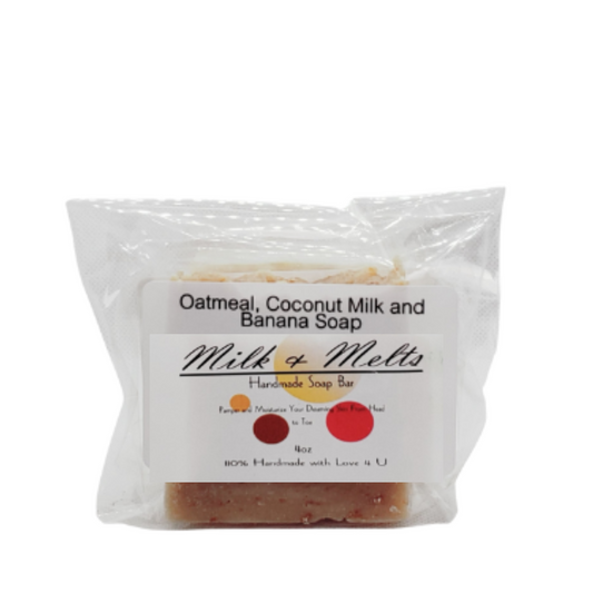 Oatmeal, Coconut Milk & Banana Soap Bar