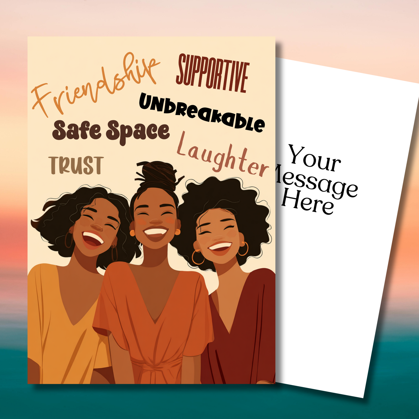 GIrlfriends #2 Greeting Card