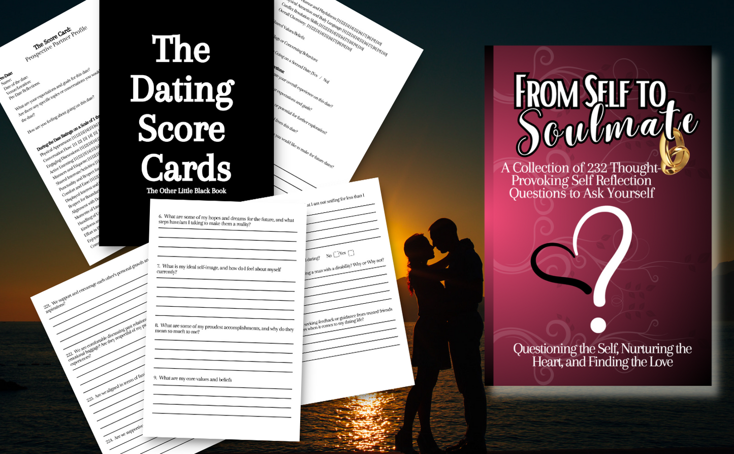 From Self to Soulmate: Questioning the Self, Nurturing the Heart, and Finding the Love: 232 introspective thought-provoking self reflection questions