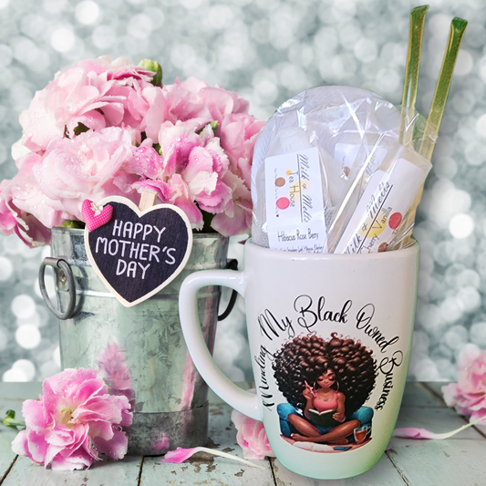 Retreat Tea Cup Gift Set - Minding My Black Owned Business