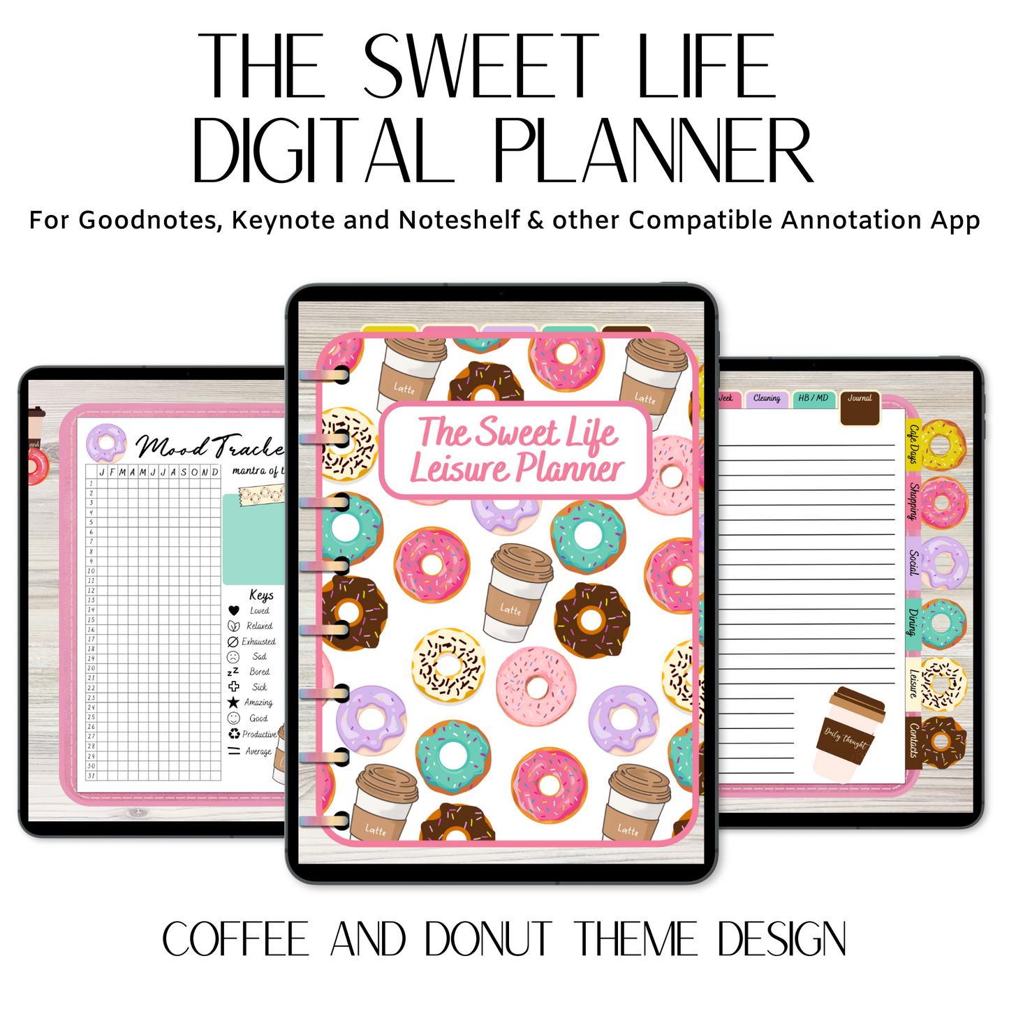 The Sweet Life Leisure Digital Planner