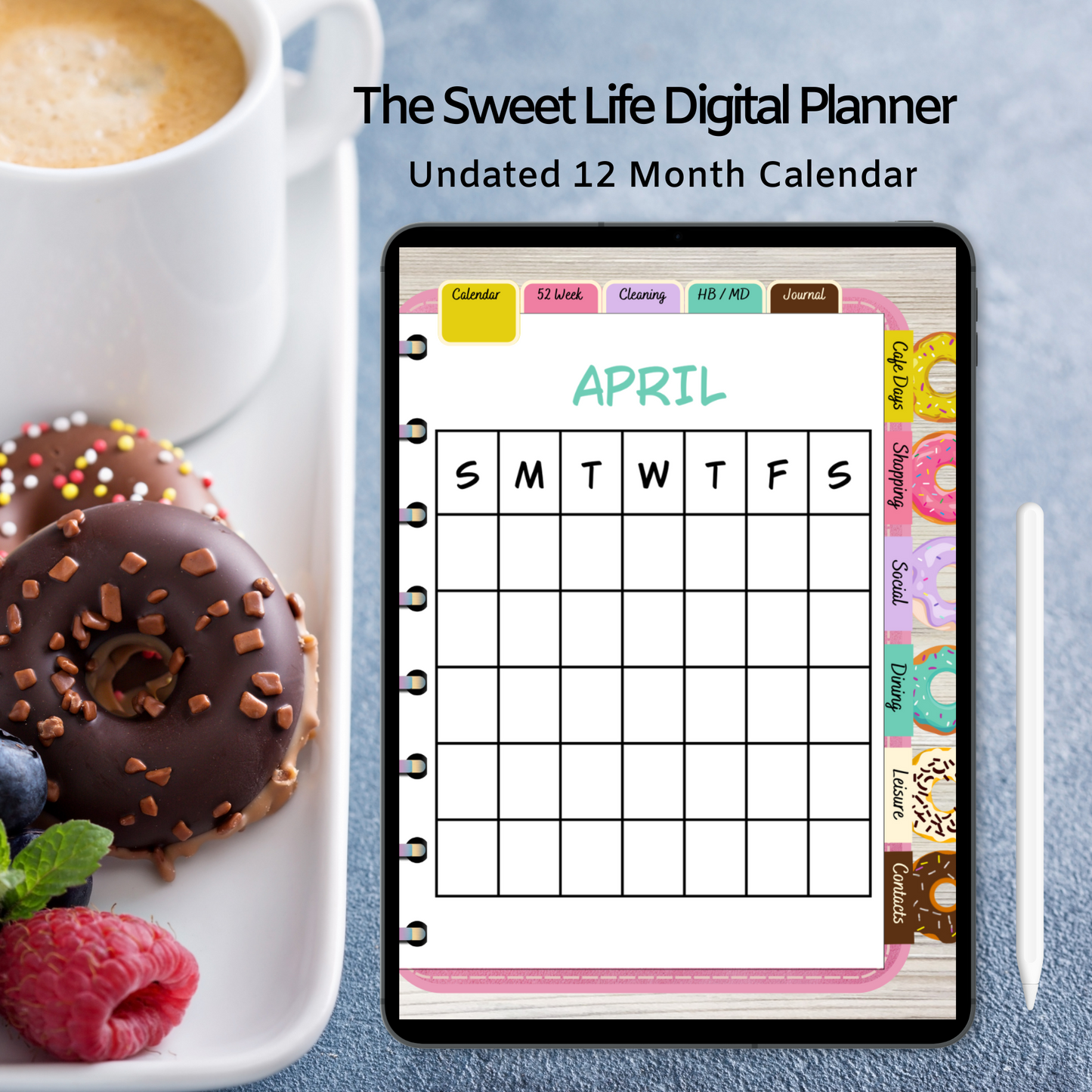 The Sweet Life Leisure Digital Planner