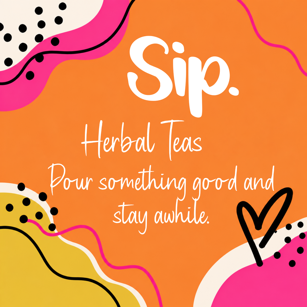 Hand blended herbal teas