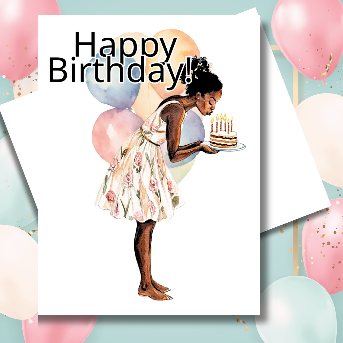 Blow Out Your Birthday Candles Card #2
