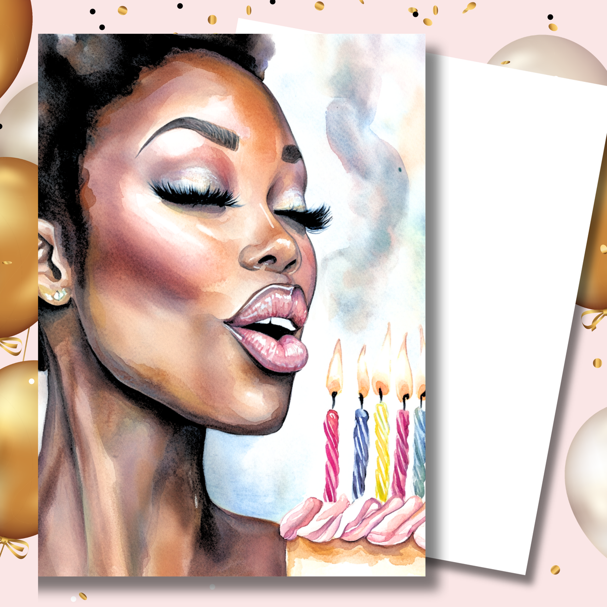 Blow Out Your Birthday Candles Card