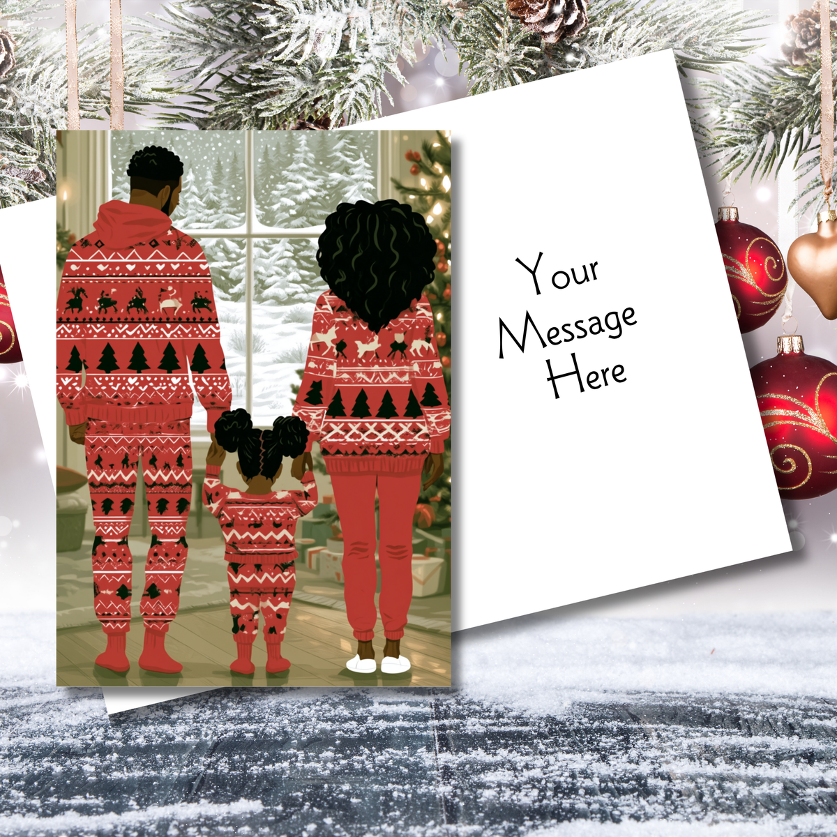 A Christmas View Christmas Card