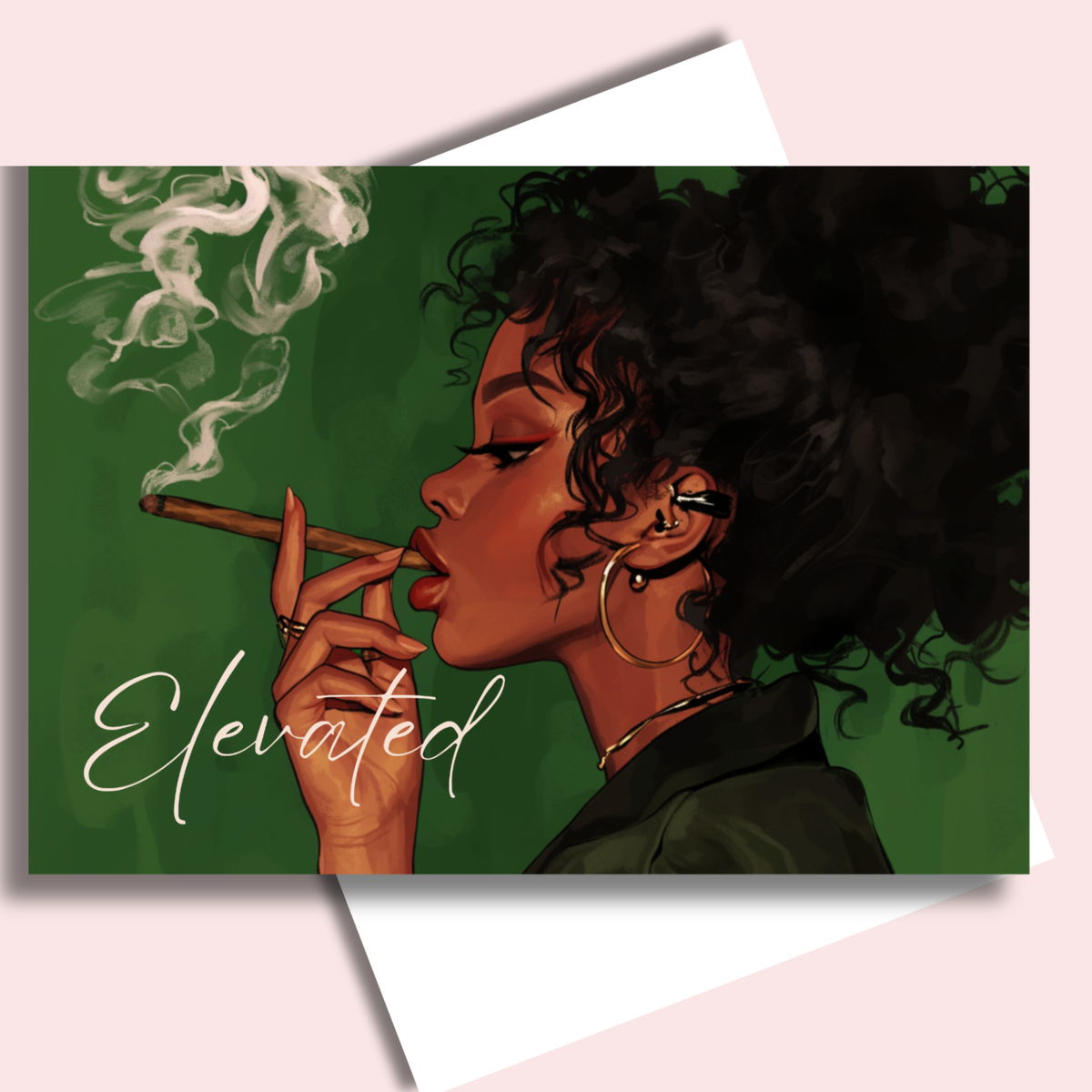 Elevated High Greeting Card