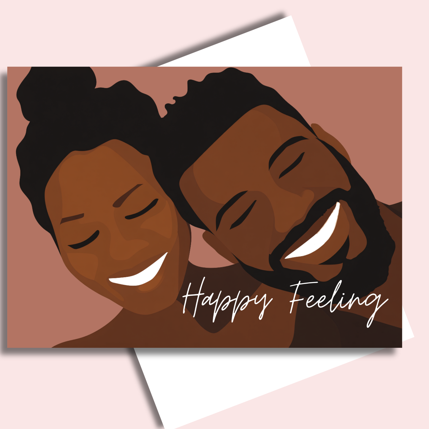 Happy Feeling Greeting Card
