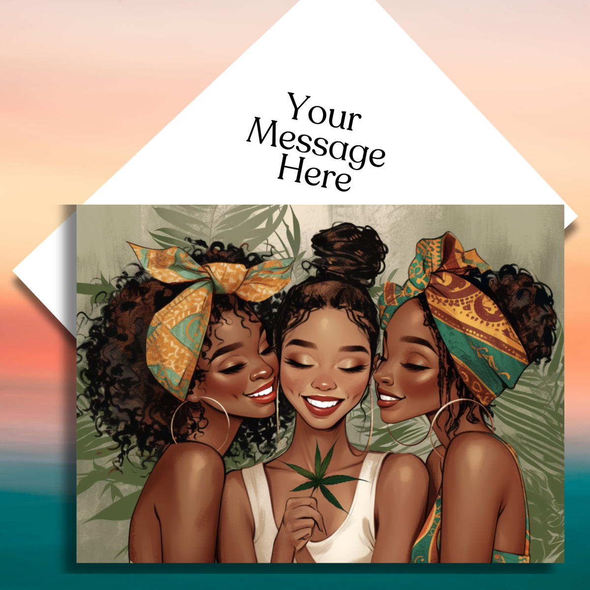 Vibration Greeting Card