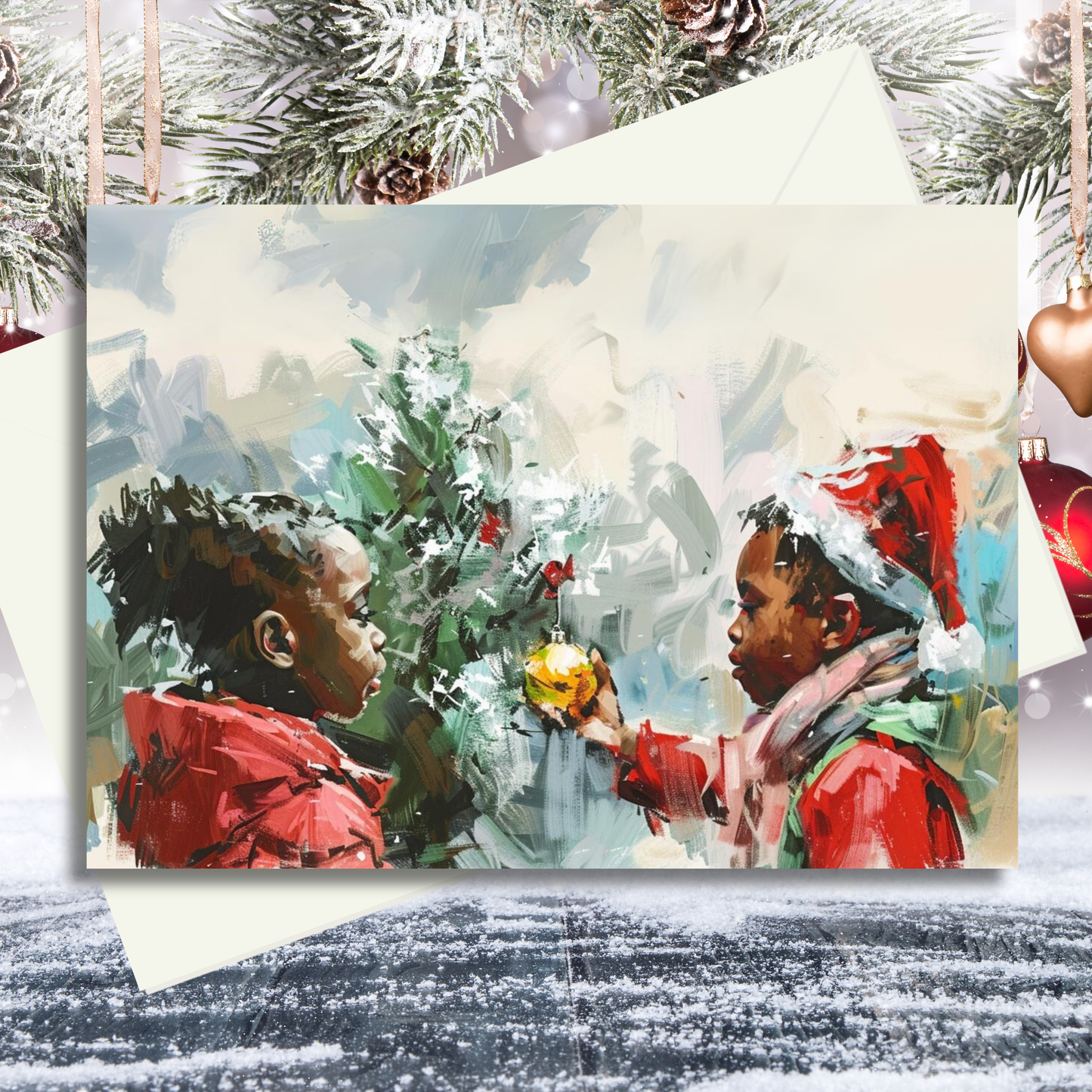 Season's Giving Greeting Card