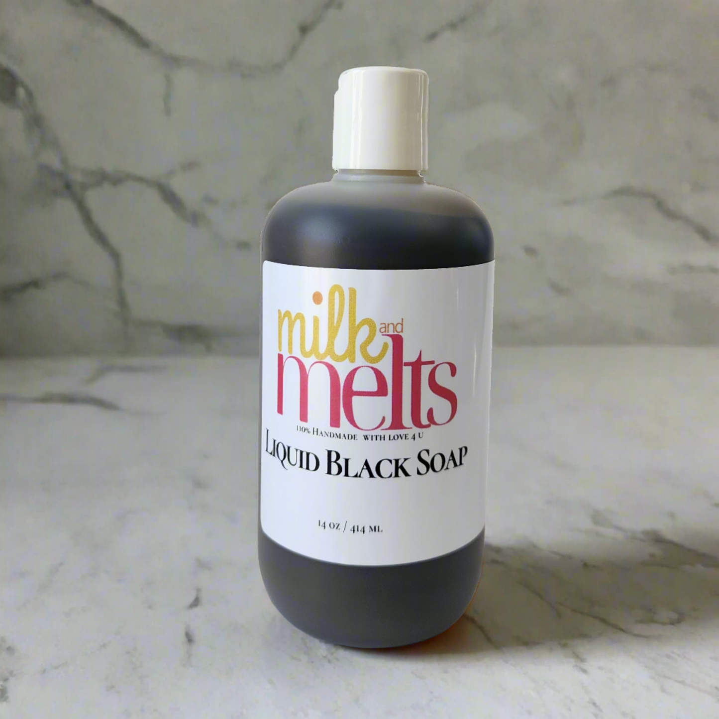 Liquid black soap african black soap