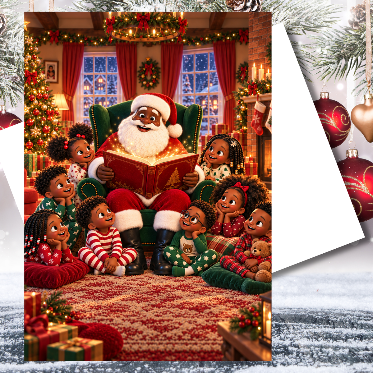 A Christmas Story From Santa Christmas Card