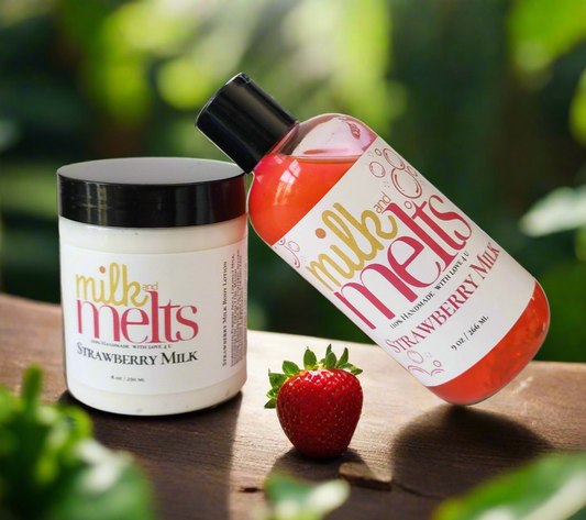 Strawberry Milk Lotion & Shower Gel Duo