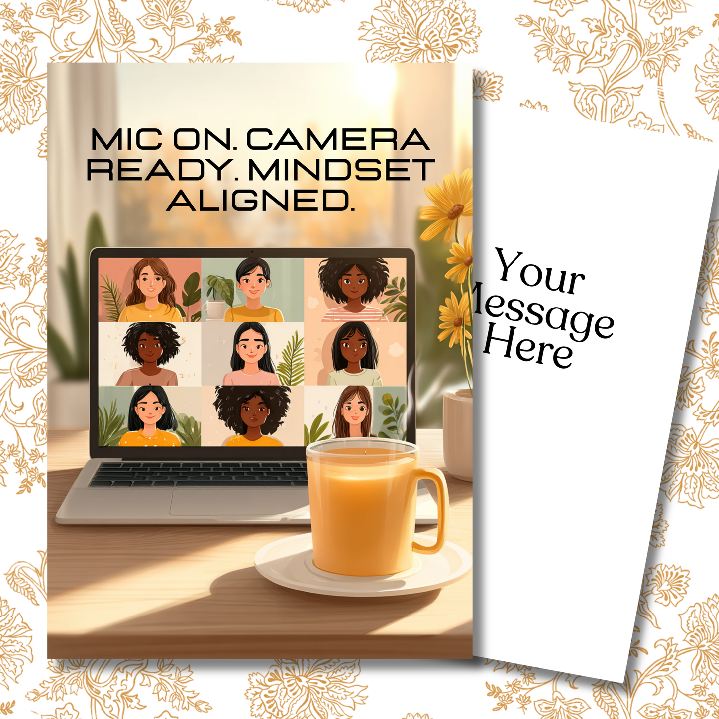 Let's Zoom Greeting Card