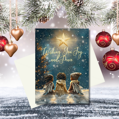 Holiday Christmas Card Bundle | 10 Assorted African American Christmas Greeting Cards