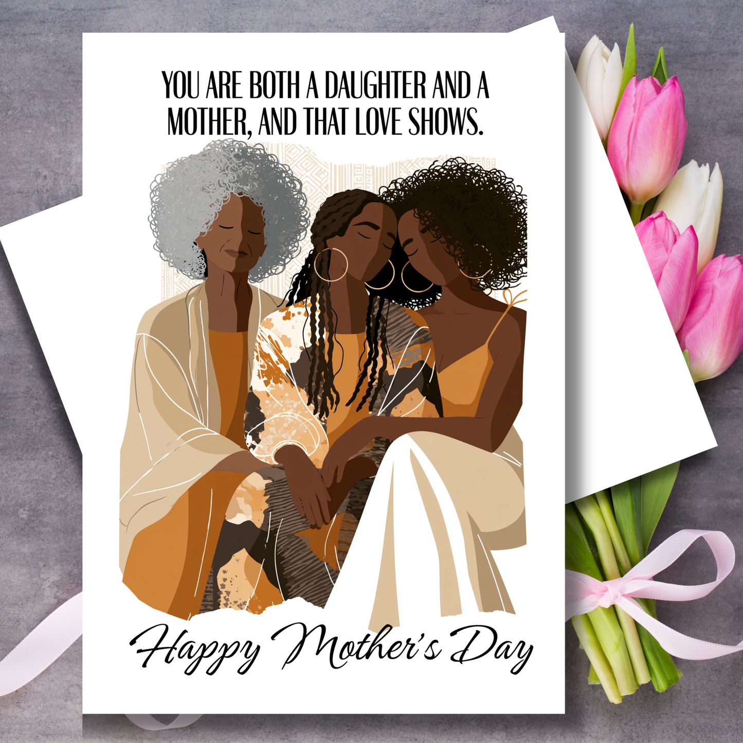 African American Mothers Day Card