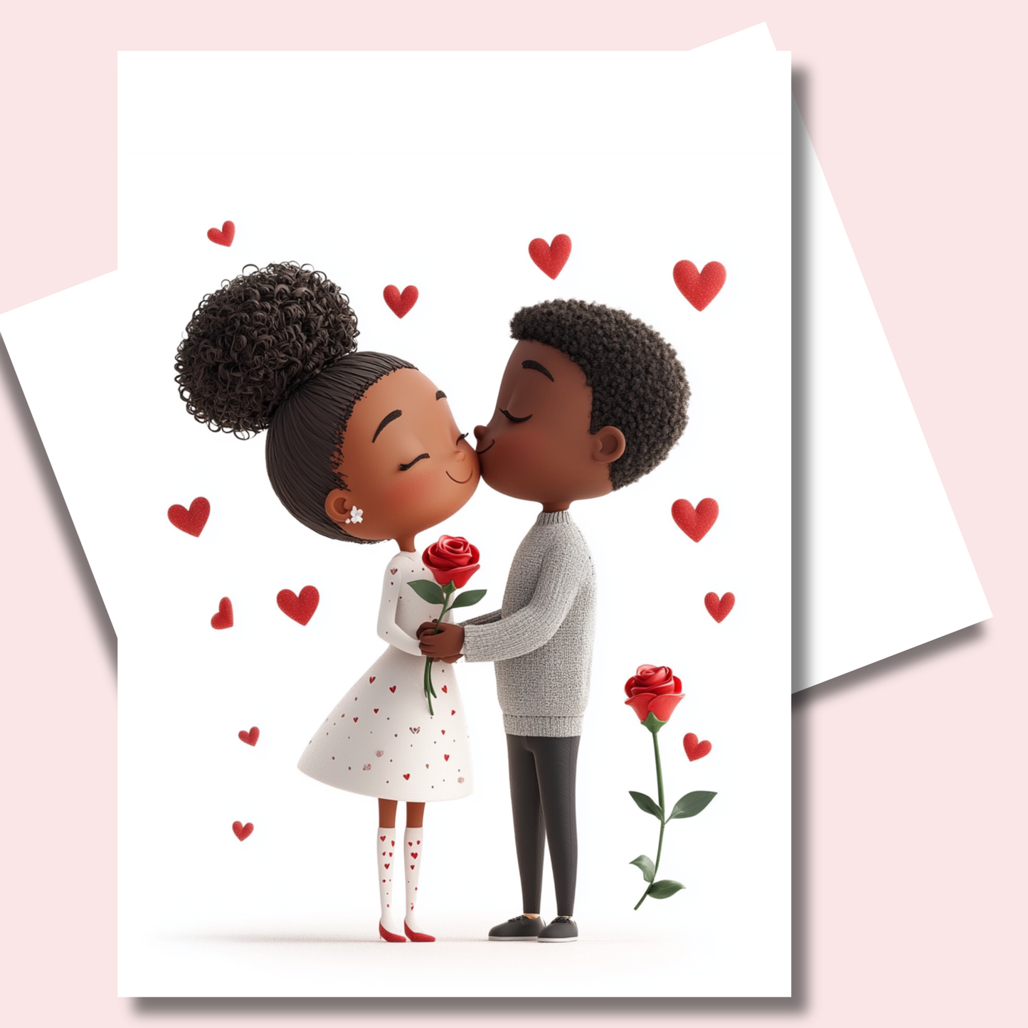 Smooches Valentines Day Card