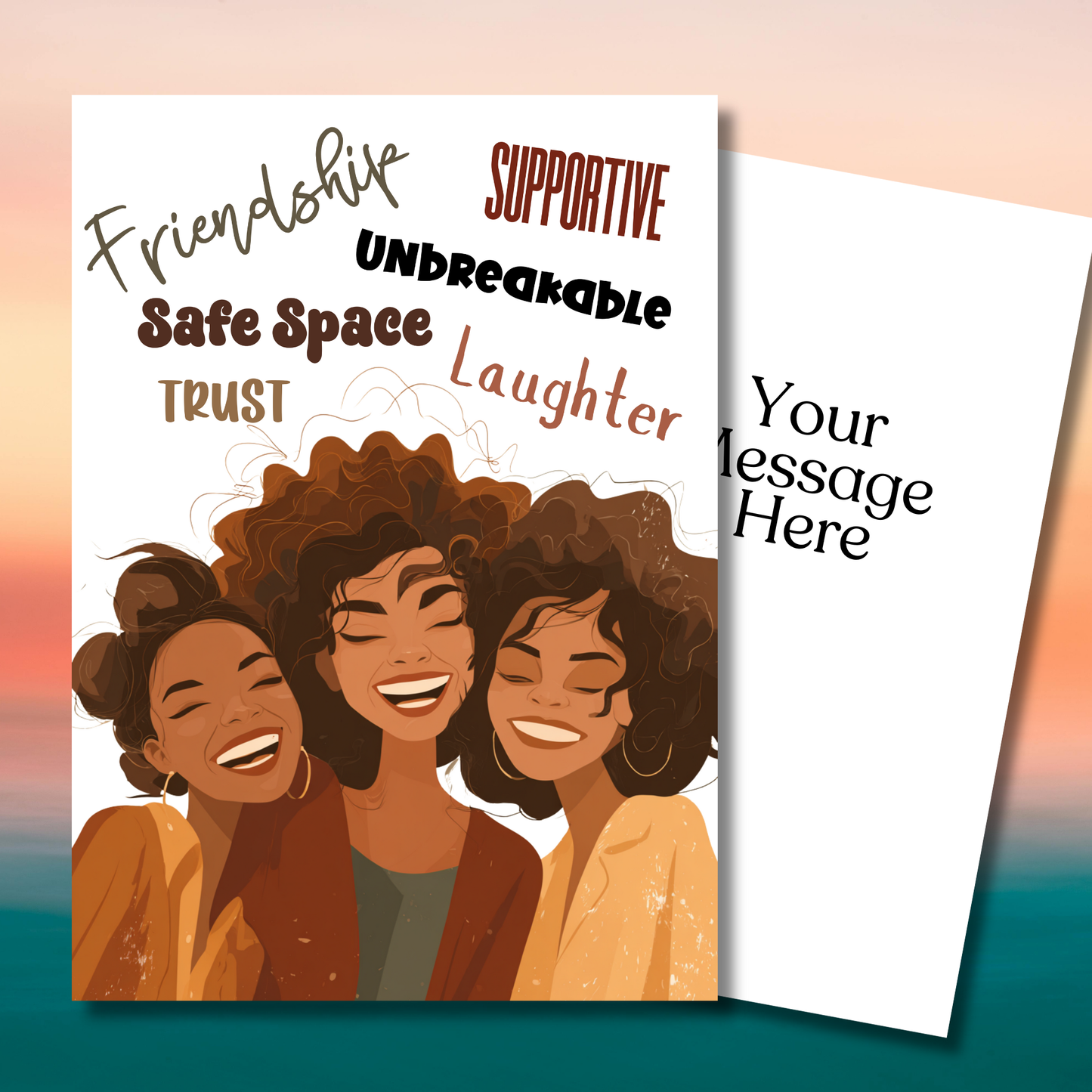 GIrlfriends Greeting Card