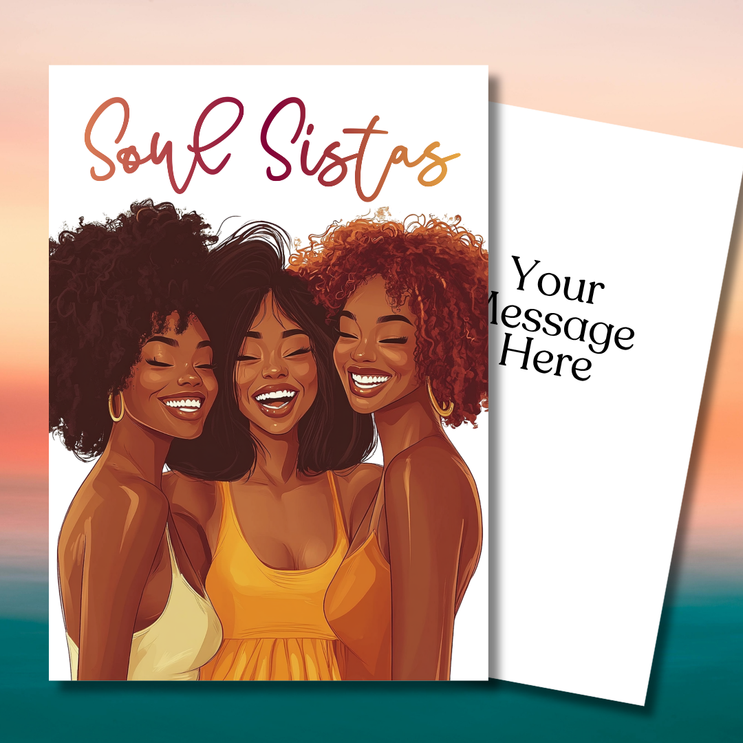 Soul Sista Greeting Card