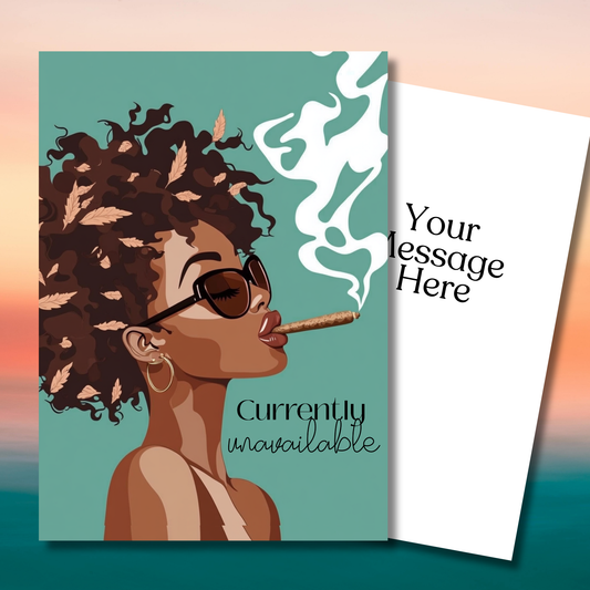 Currently Unavailable Greeting Card