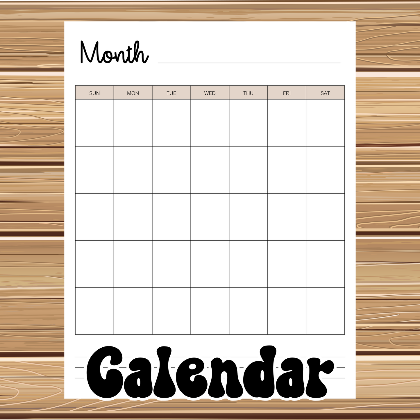 Super Cute Bengal Cat Themed | 5 Sheet Stationery Set | + 1 PNG Sticker | Daily Planner, Calendar, Lined Sheets & Notes | Instant Download