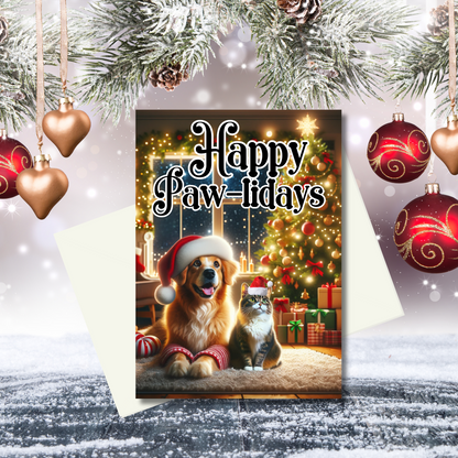 Tis the Season Card Bundle | 10 Assorted African American Christmas Greeting Cards