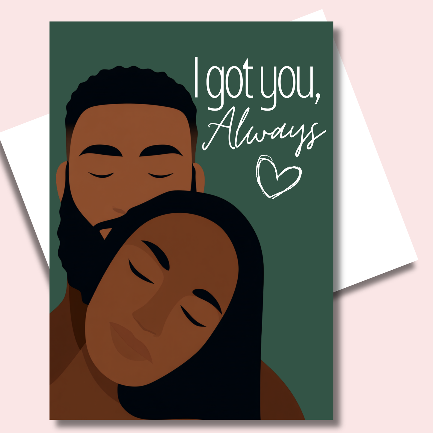 I Got You Greeting Card | Black Couple Greeting Card