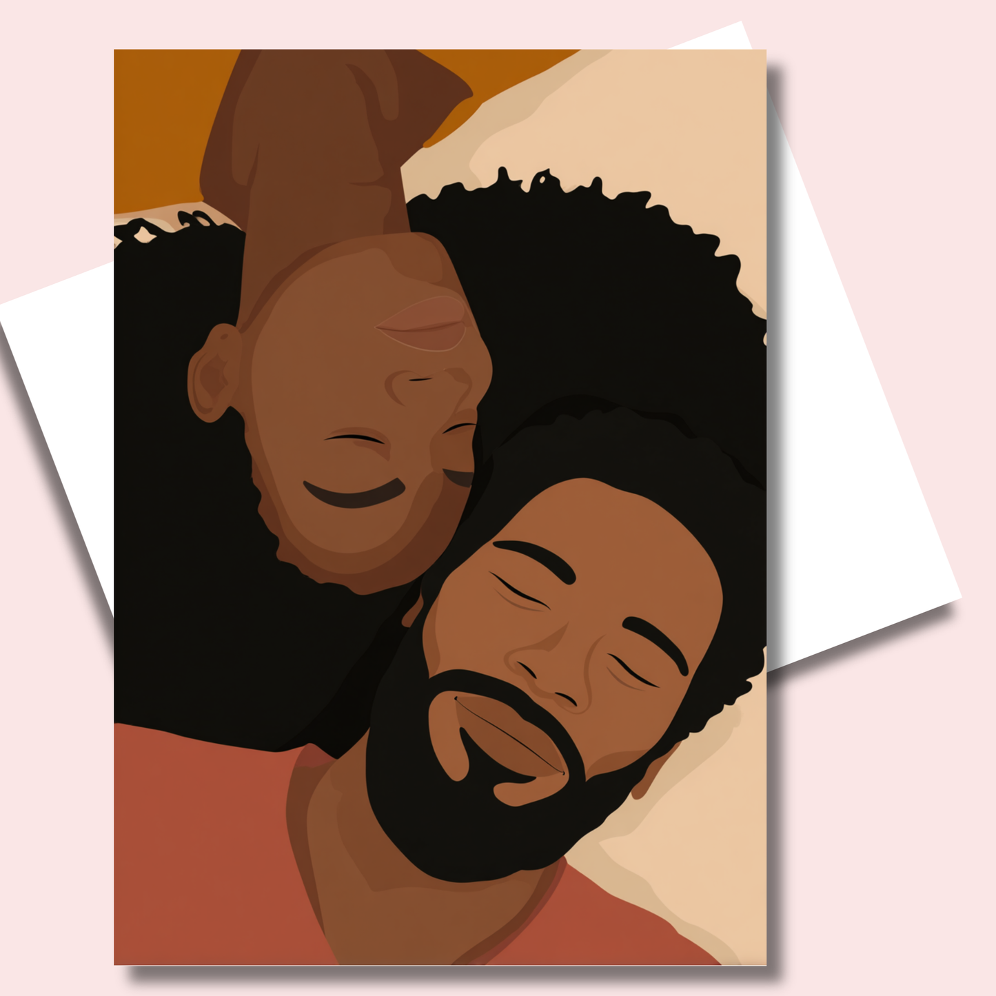 Us Together Greeting Card | Black Couple