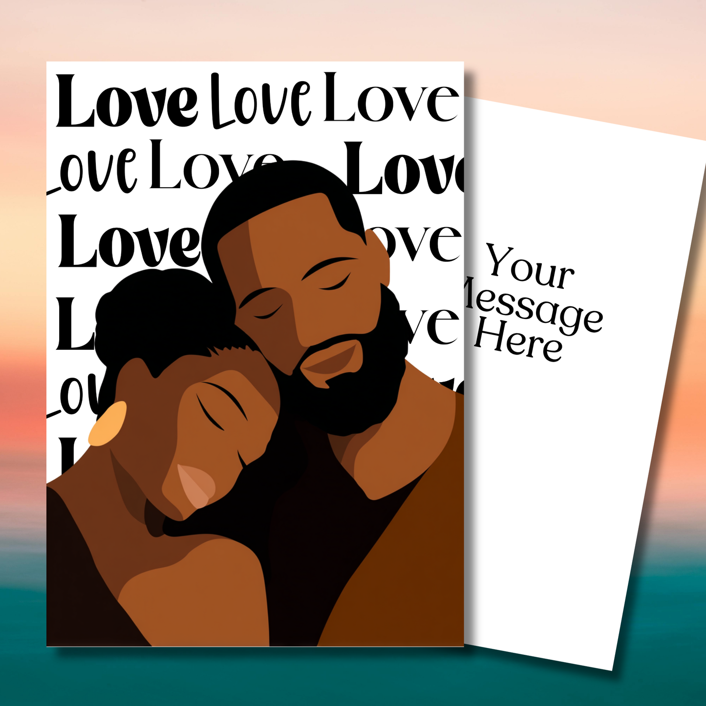 All the Way of Love Greeting Card