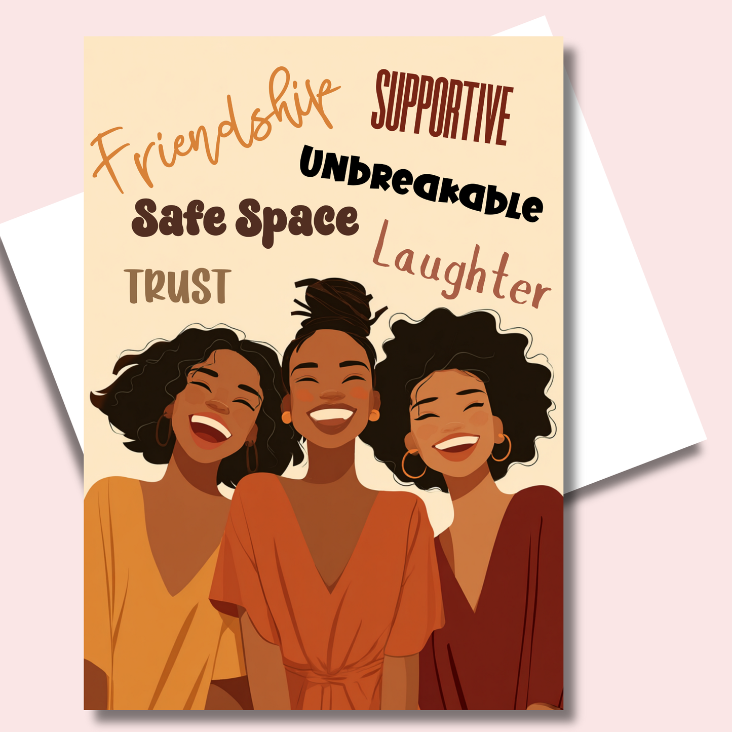 GIrlfriends #2 Greeting Card