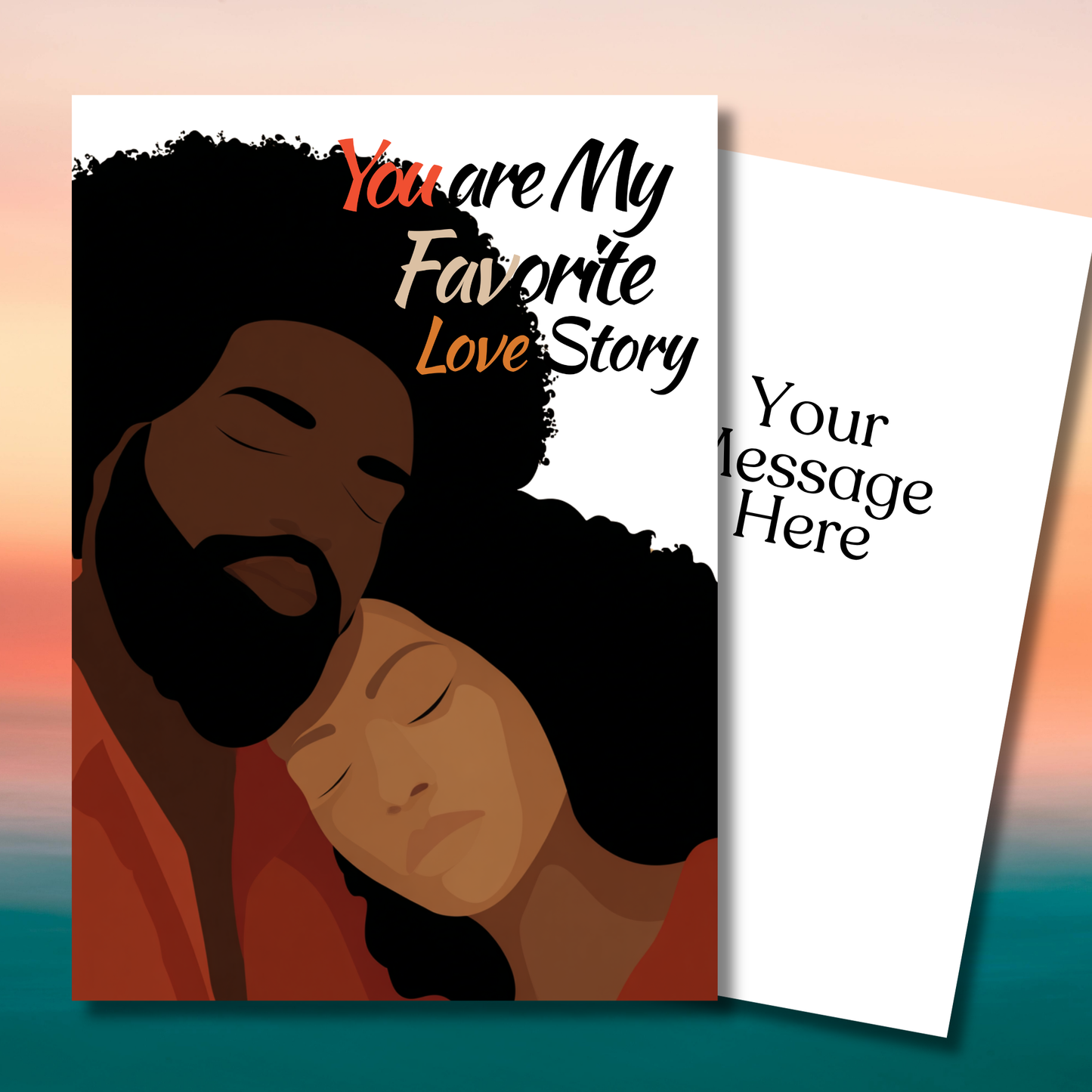 My Favorite Love Story Greeting Card