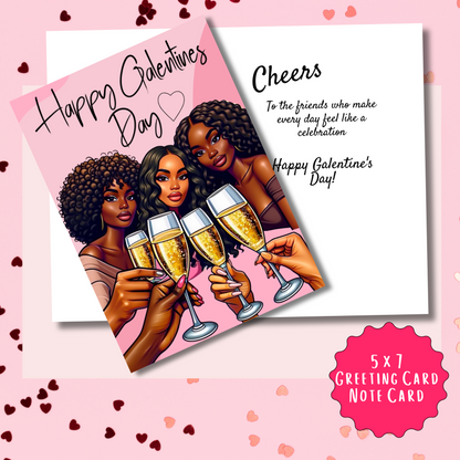 Galentine's Day 5 Card, Greeting Card Bundle #2