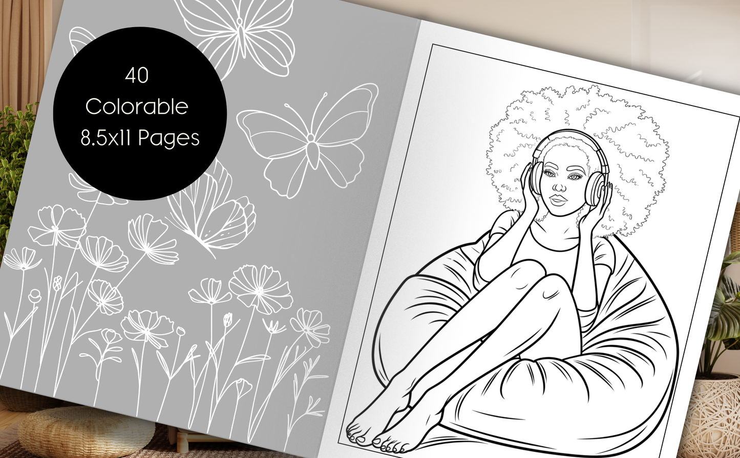 Moments of Her: A Collection of Everyday Life of Black Women in 40 Beautiful Coloring Pages Capturing the Soft Life: A Self-Care Adult Coloring Book ... Leisure and Joy in Their Daily Moments