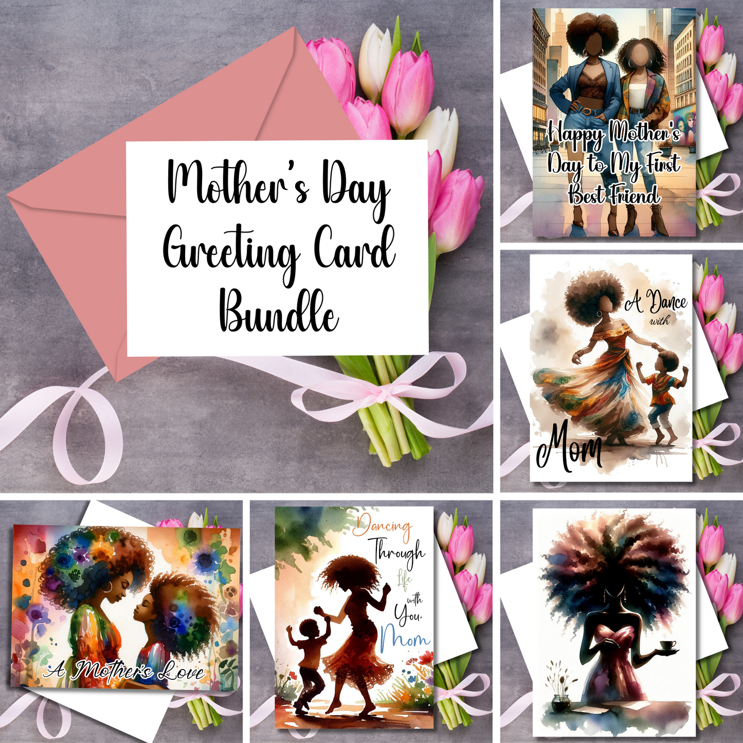 Mother's Day 5 Card Bundle #2