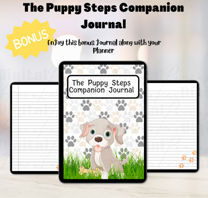 Puppy Steps Companion Planner in Tan