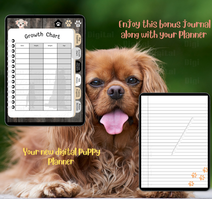 Puppy Steps Companion Planner in Tan