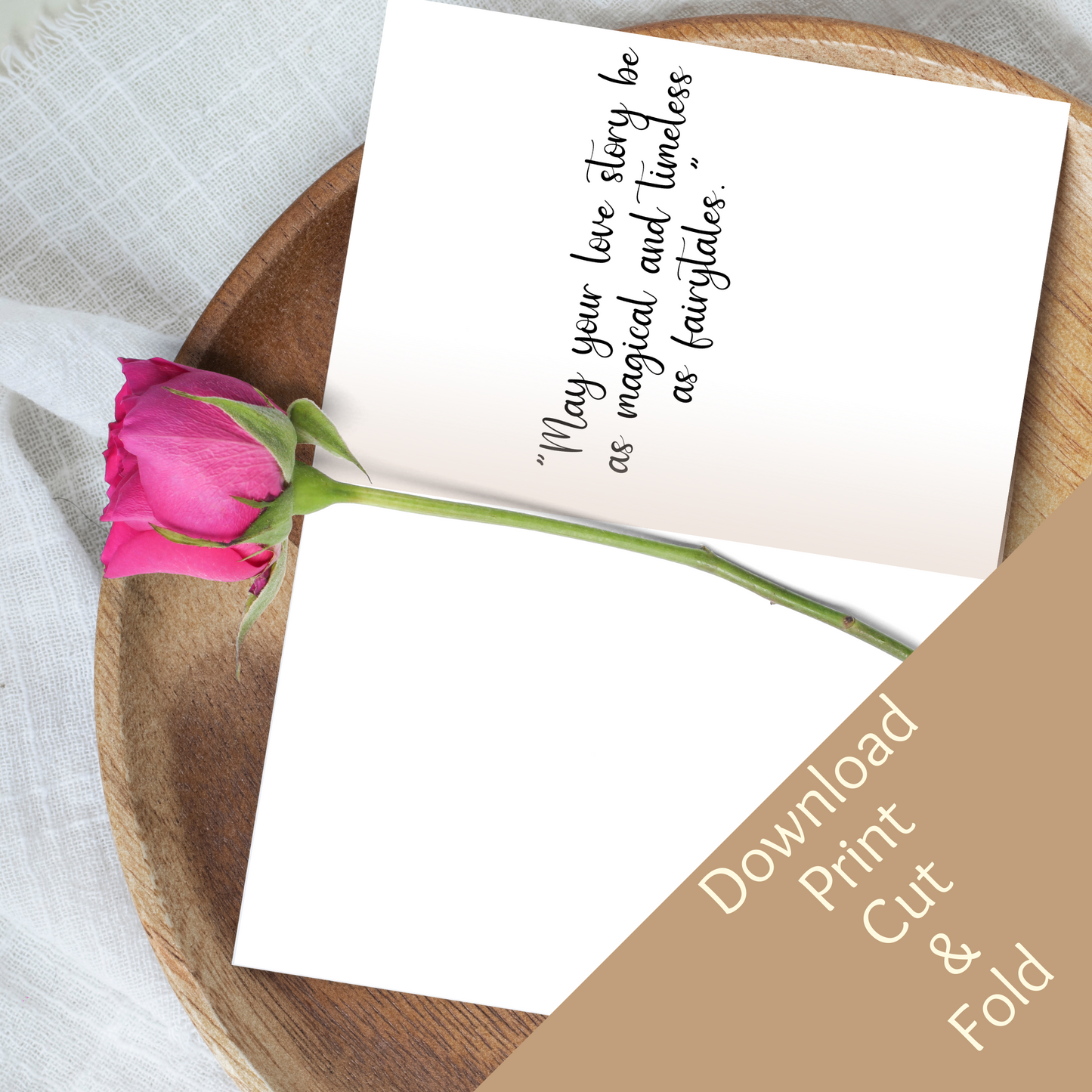 On Your Wedding Day| African American | Black Love | Wedding Greeting Card | Printable | Interior Quote | Digital | Self Printing / Text / Email Share