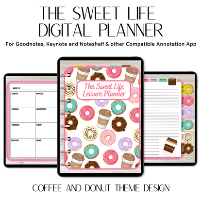 The Sweet Life Leisure Digital Planner