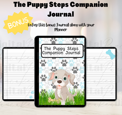 Puppy Steps Companion Planner in Blue