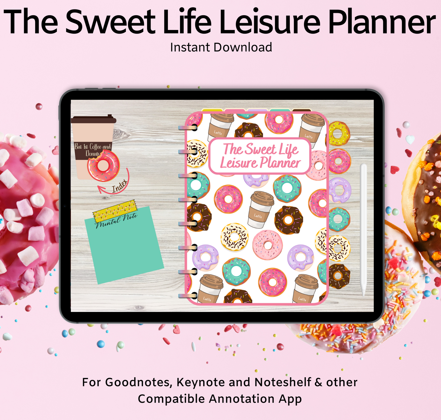 The Sweet Life Leisure Digital Planner
